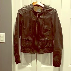 Leather jacket